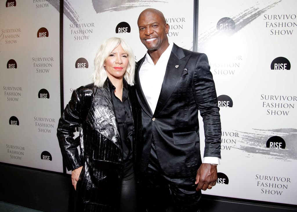 NEW YORK, NEW YORK - SEPTEMBER 10: Rebecca King-Crews and Terry Crews attend the RISE Fashion Show during New York Fashion Week at the Museum of Modern Art on September 10, 2021 in New York City. (Photo by Santiago Felipe/Getty Images for Terry Crews)
