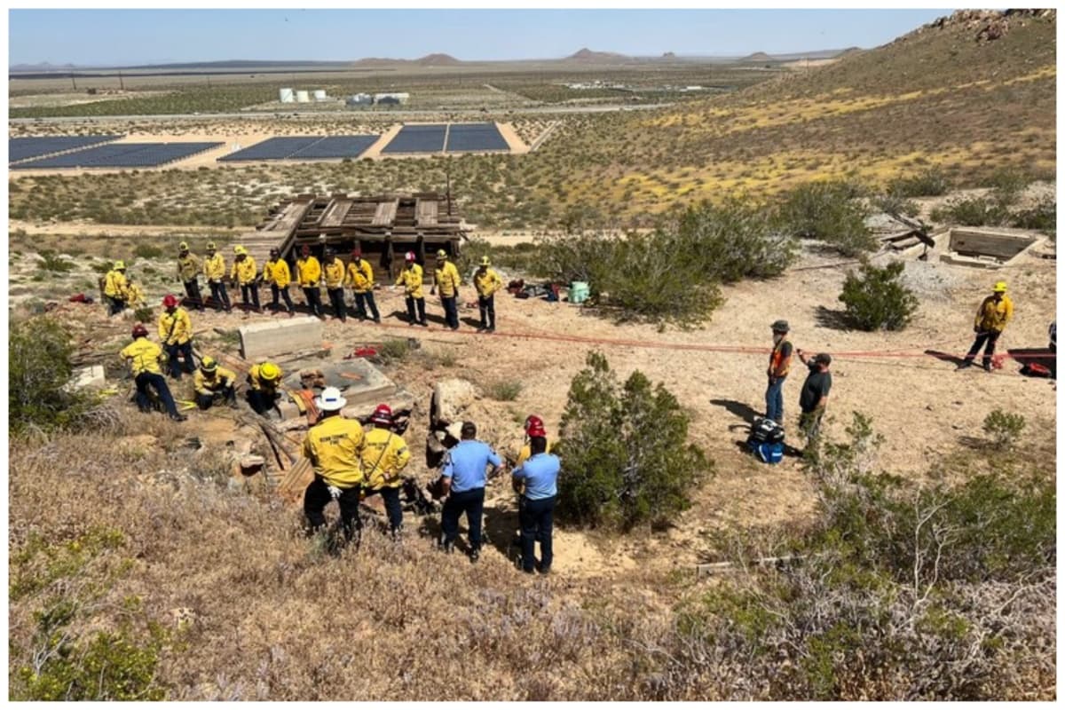 Se dirigieron hacía Mojave para ubicar el lugar donde había sufrido el accidente la persona.