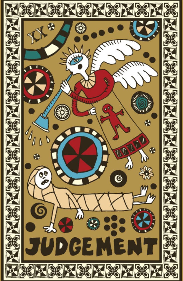 Por ejemplo, tal vez es la oportunidad ideal para perdonar a alguien, incluyendo a ti mismo. El Juicio es una carta de profunda reconciliación, iniciando con la persona misma. Habla de superar errores o "pecados", si quieres llamarlos así. Hay que superar y olvidar tus culpas, fallas o problemas para abrir un nuevo ciclo.