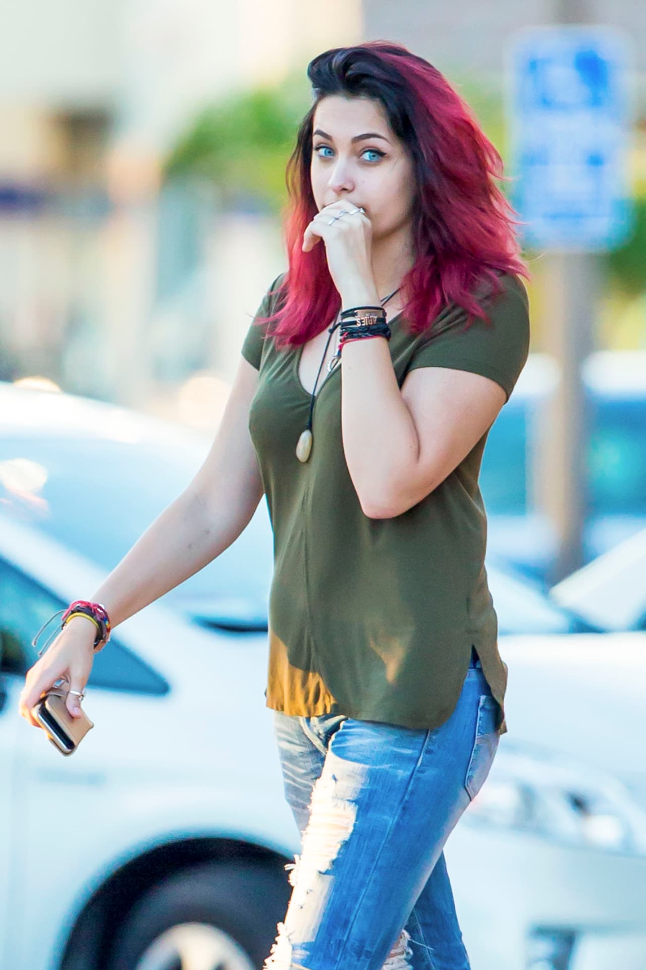 Desde temprana edad, Paris adoptó un look bastante relajado. Así es como lucía en 2015.