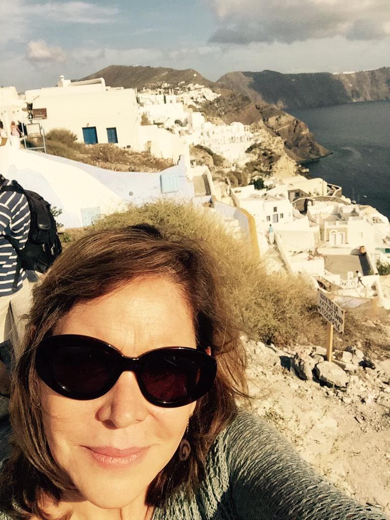 La actriz siempre captura pequeños momentos en lugares increíbles. 
<br>
<br>