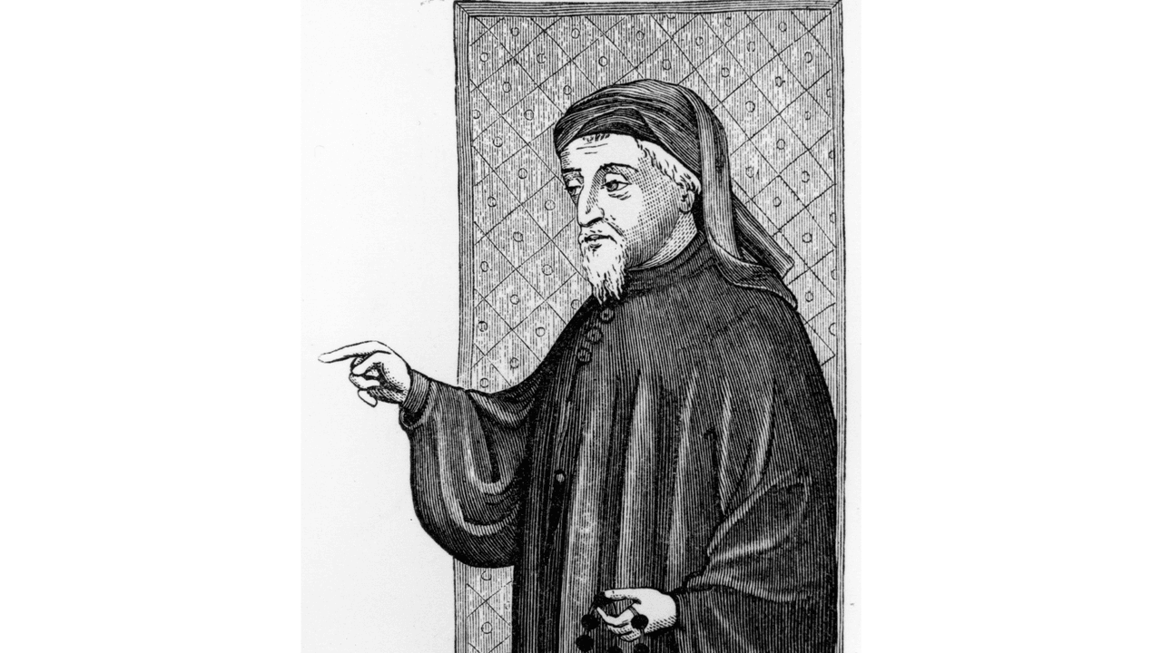 El poeta Geoffrey Chaucer habría ayudado a cimentar los orígenes del día de San Valentín.