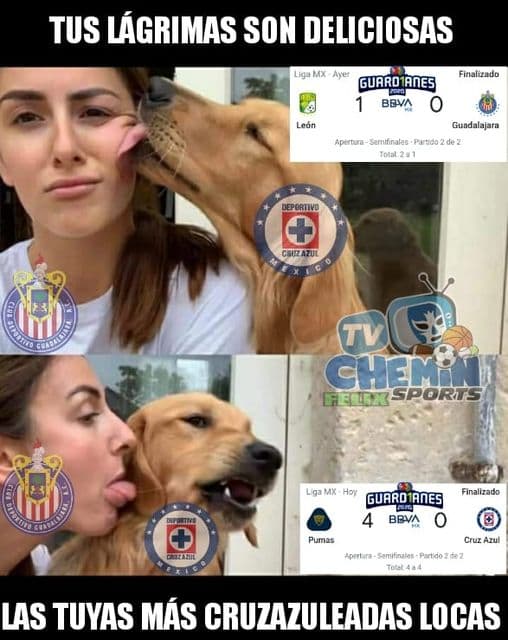 Los memes se regocijan con la derrota de Cruz Azul y las redes sociales se inundan de burlas hacia la máquina.