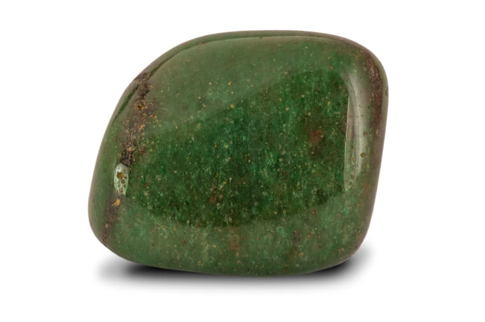 <b>- Aventurina.</b> Cristal de color verde. Este es un cristal que emana energía de armonía y por lo tanto, contribuye a calmar la ansiedad y a traer pensamientos armónicos. Aleja la negatividad.