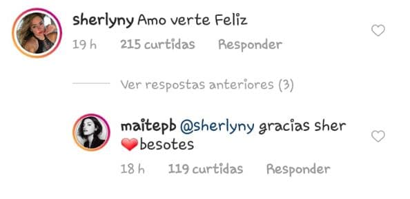 Sherlyn también se unió para celebrar así la felicidad de la actriz de 36 años de edad.