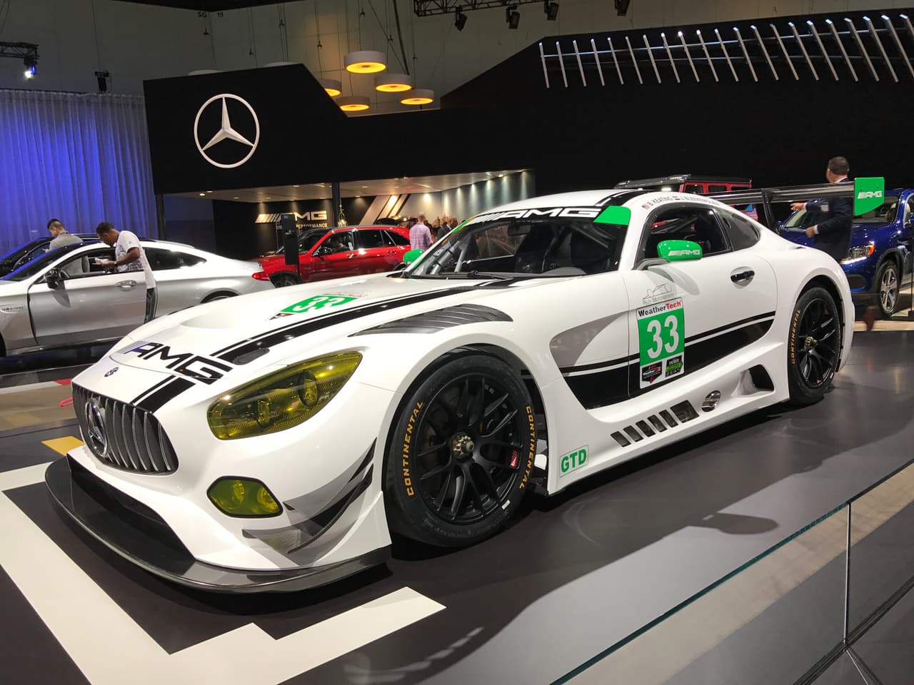 El
<b>Mercedes-AMG GT3</b> de compatencia es la inspiración detrás del Mercedes-AMG GT C.