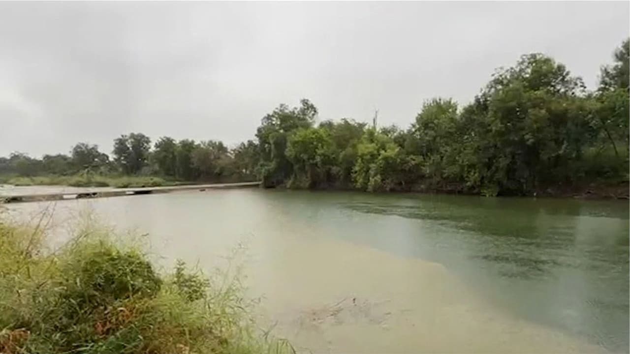 Monitorean el río San Gabriel en Georgetown ante posibles desbordamientos por las intensas lluvias