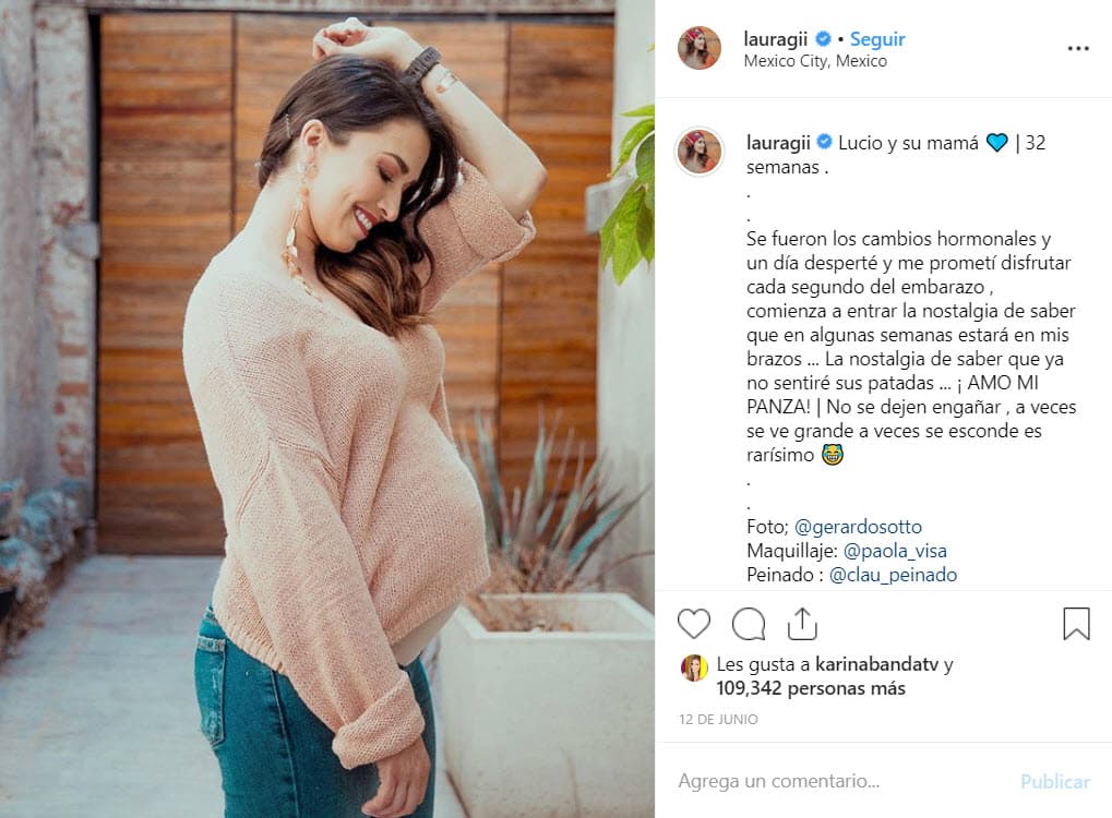 Lucio estaba planeado para nacer por parto natural, sin embargo, tuvo que ser por medio de una cesárea.