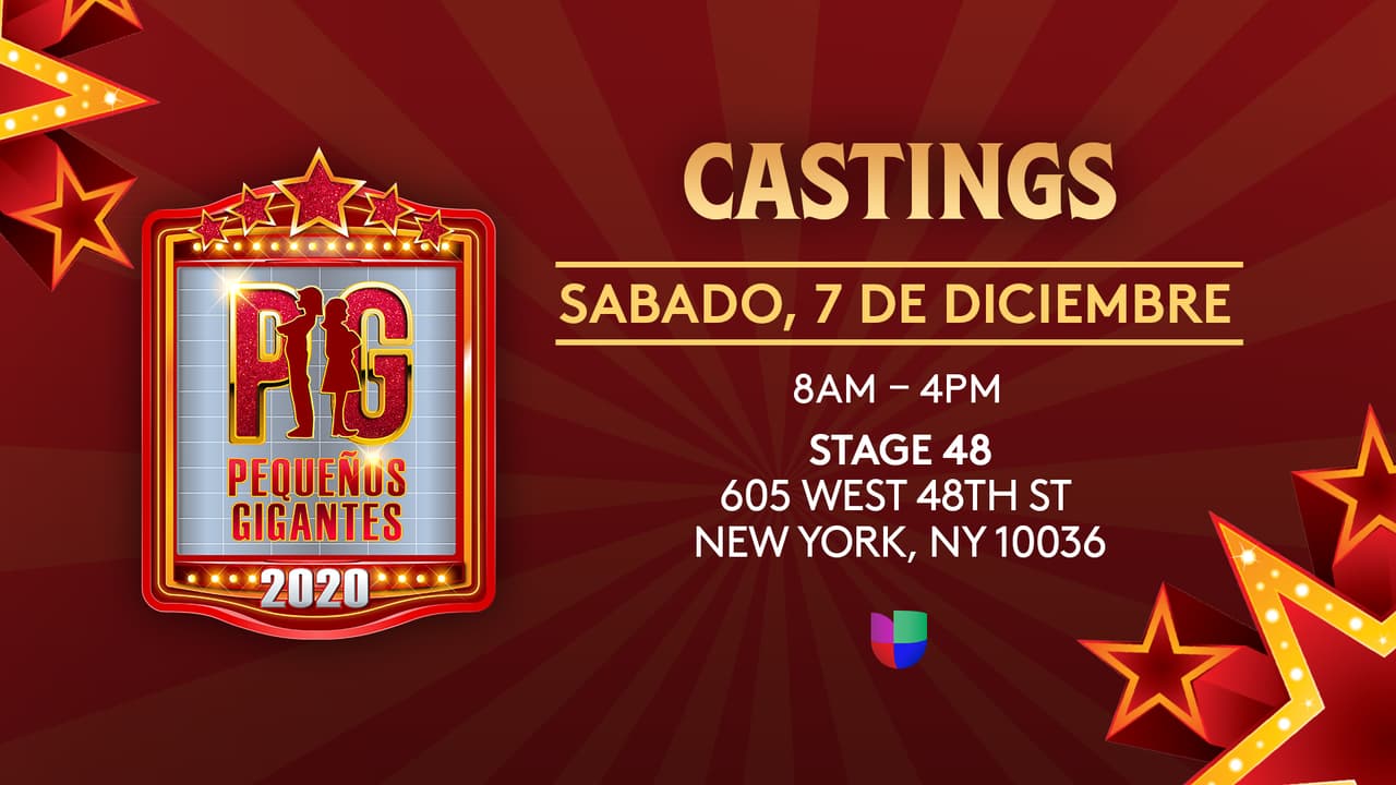 ¡Muestra tu talento y conviértete en la próxima estrella de Pequeños Gigantes!