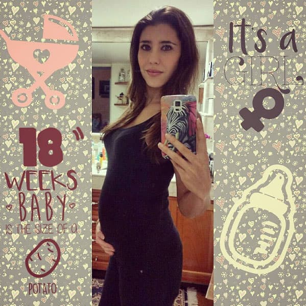 Michelle Ramaglia anunció que está embarazada y tiene más de 4 meses. Dará a luz a una niña.