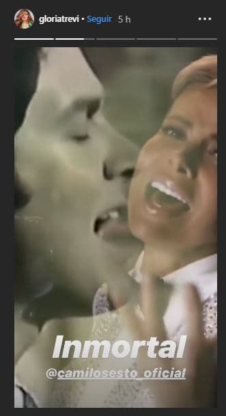 Trevi, además, en sus historias de Instagram compartió fragmentos del mismo cover dedicado a Sesto.