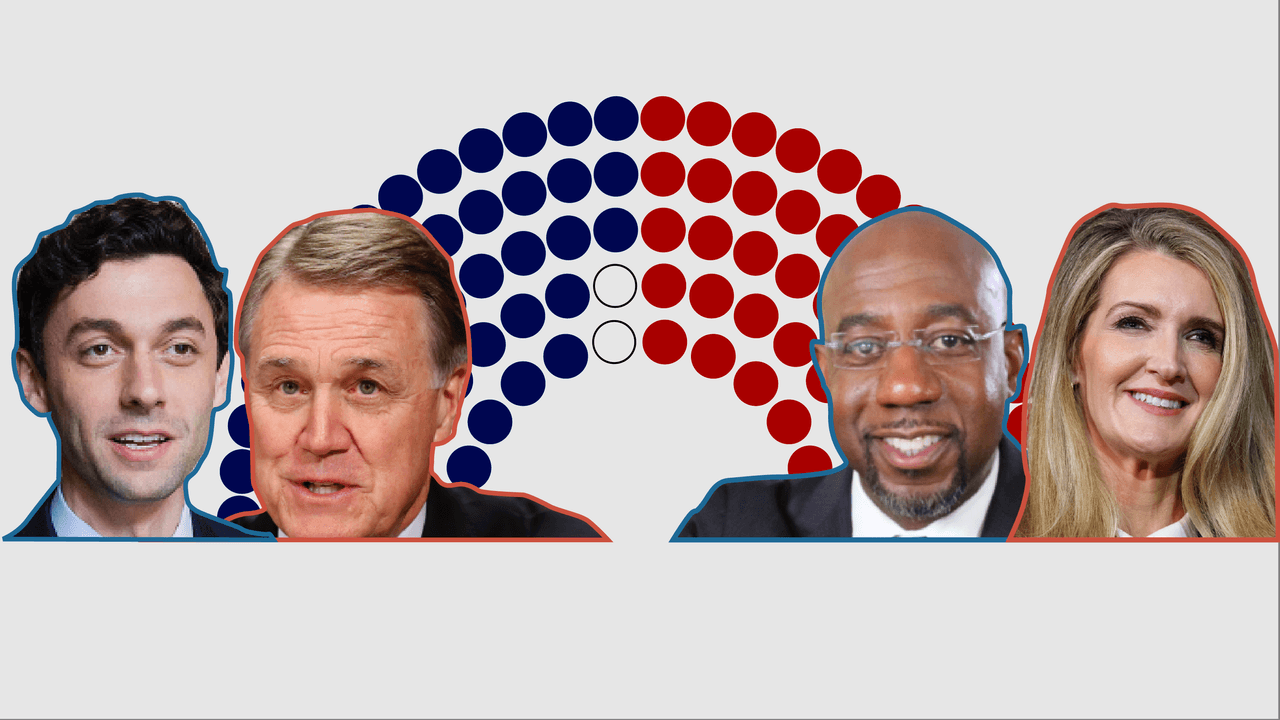 Estos gráficos muestran por qué es crucial para republicanos y demócratas la elección al Senado en Georgia