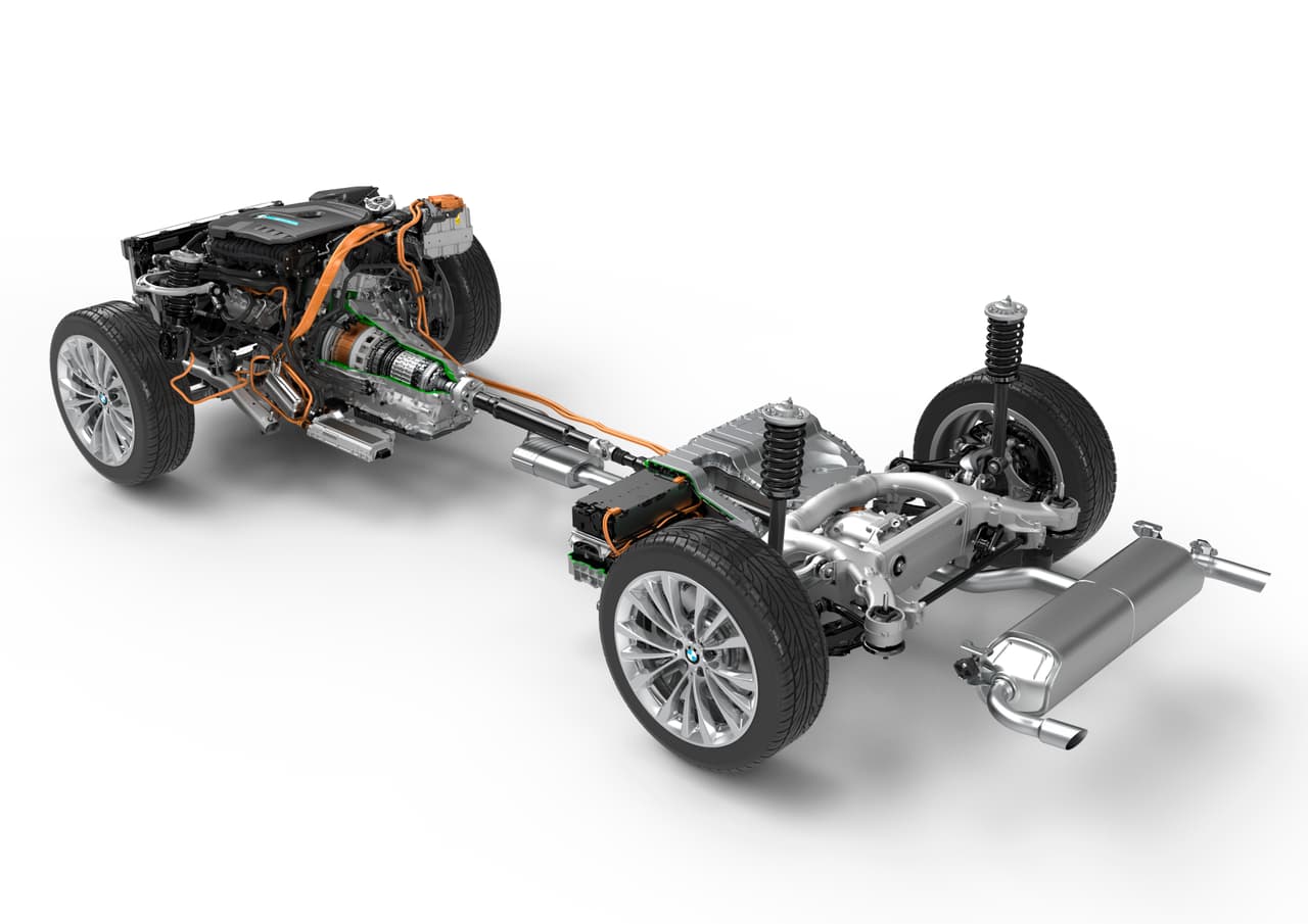 El chasis del BMW Serie 5 Sedán, al descubierto
