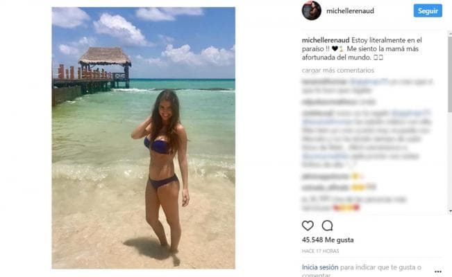 <b><a href="http://www.univision.com/temas/michelle-renaud">Michelle</a></b> mostró su figura a 2 meses de haber dado a luz a Marcelo. En la imagen podemos ver la enorme sonrisa de la actriz, a quien se le observa llena de vida y radiante por su maternidad.