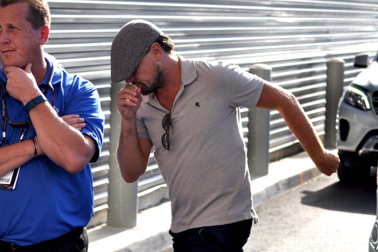 Leonardo DiCaprio acudió a la final del US Open celebrada en el Arthur Ashe Stadium.