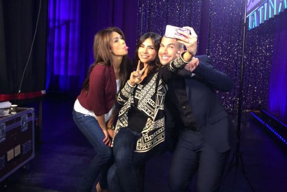 Eso sí, todo lo que vieron en el detrás cámaras quedó registrado en Instagram y Twitter.