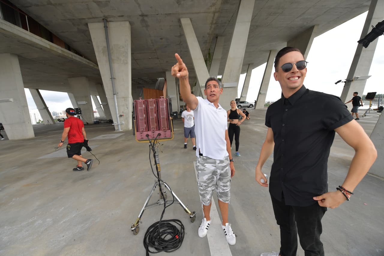 Fue una experiencia única para Johnny y los bailarines.