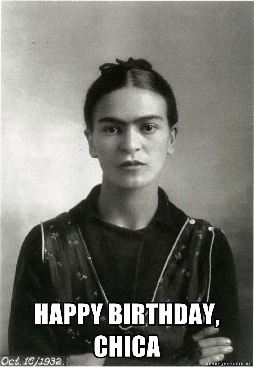 ¡Feliz cumpleaños 109, Frida!