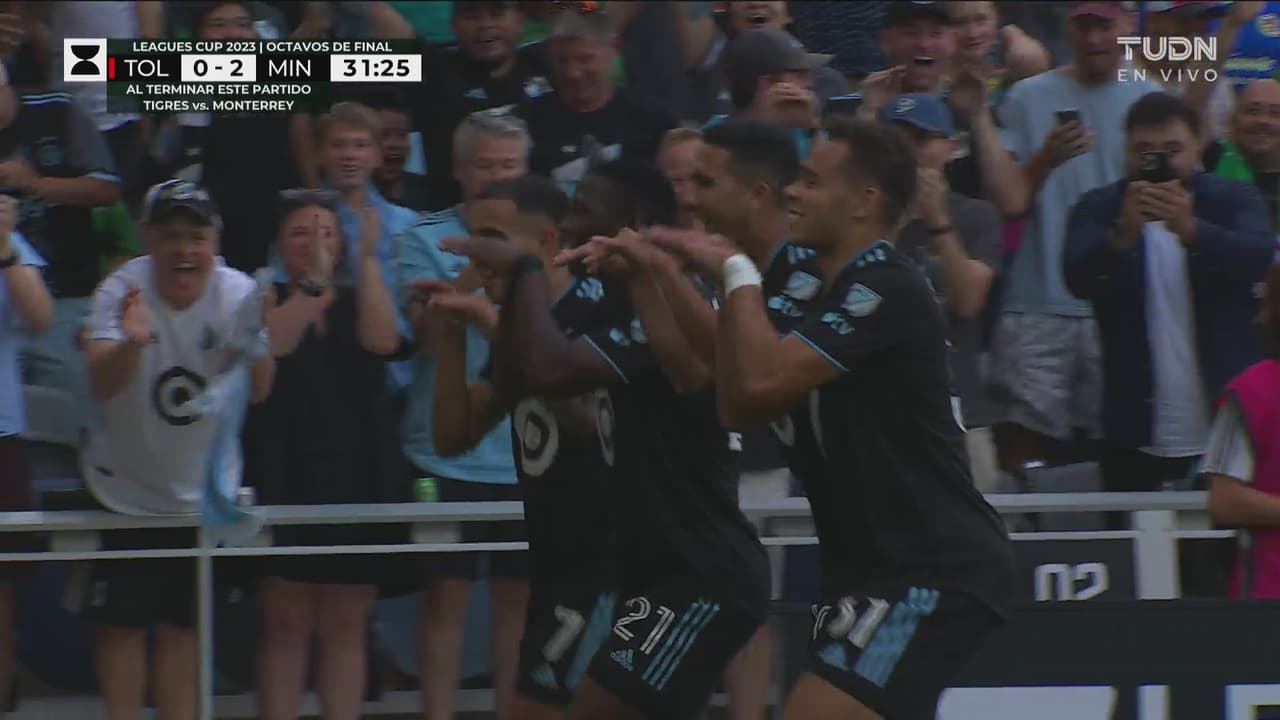 ¡Llegó el 2-0 de Minnesota! Hlongwane define como crack