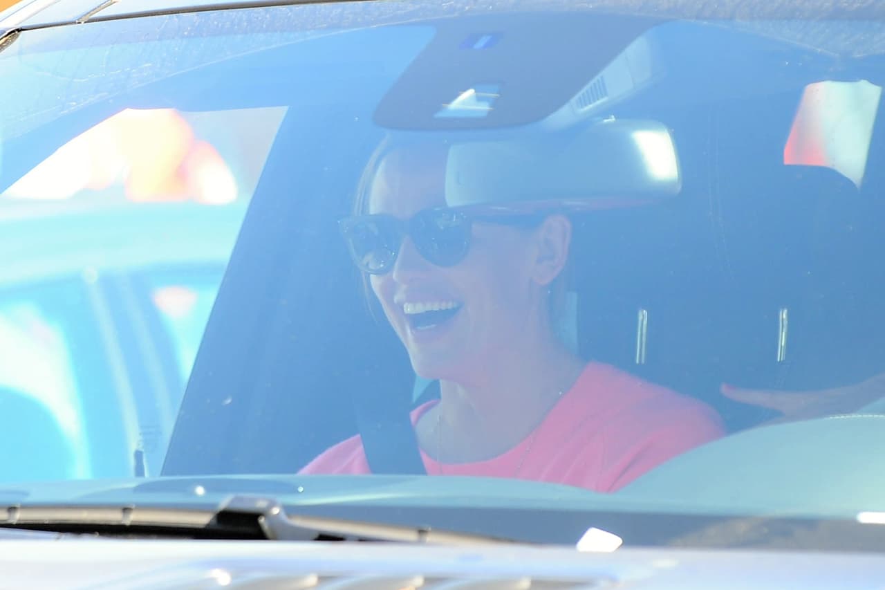 Hace mucho que no veíamos a Jen tan contenta.