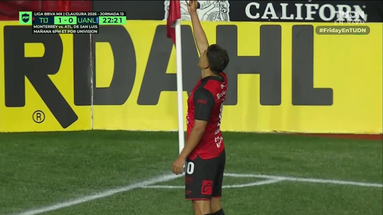 ¡Xolos pega primero! Retumba el estadio tras el trallazo de Kevin Castañeda
