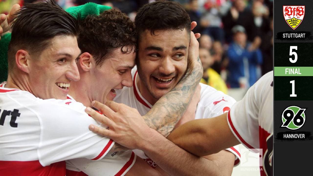 Stuttgart no tuvo piedad y goleó a Hannover