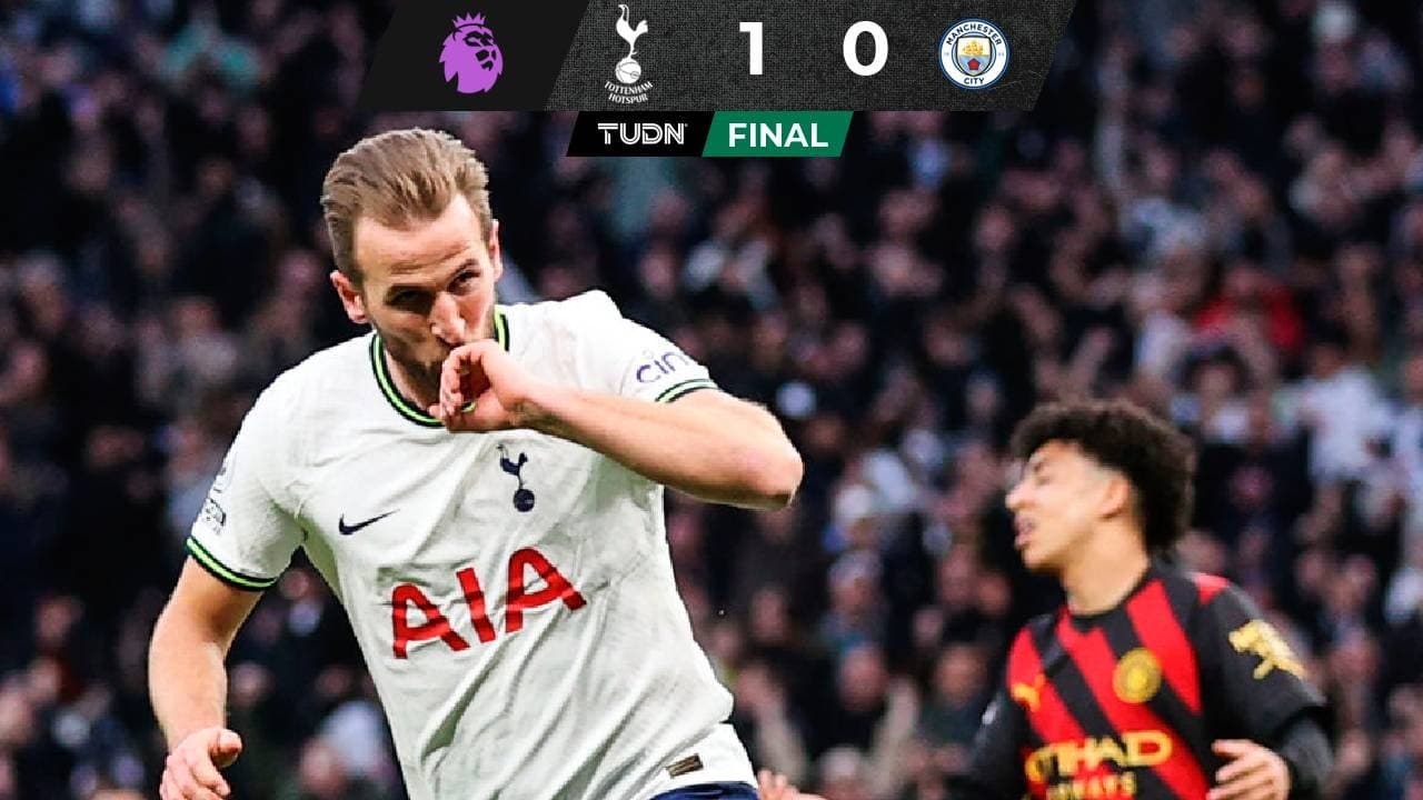 Harry Kane, con gol histórico, le dio el triunfo al Tottenham sobre el City