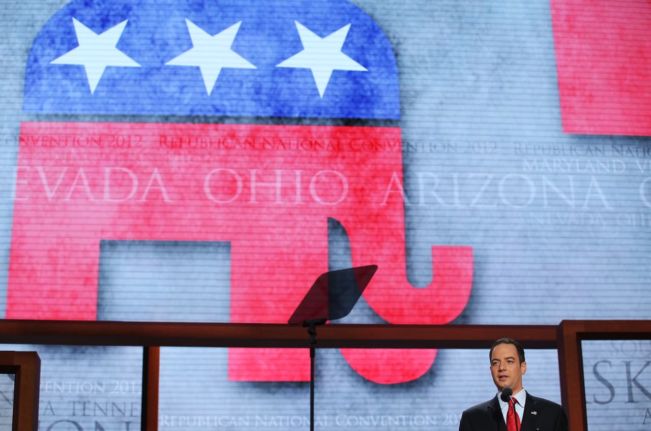 El RNC es una institución con apenas peso durante las campañas presidenciales, pero importante para recaudar dinero para los candidatos y para mantener una cierta cohesión. Cuando Priebus tomó el cargo de presidente de la institución, asumió un partido que tenía más de $24 millones en deuda.