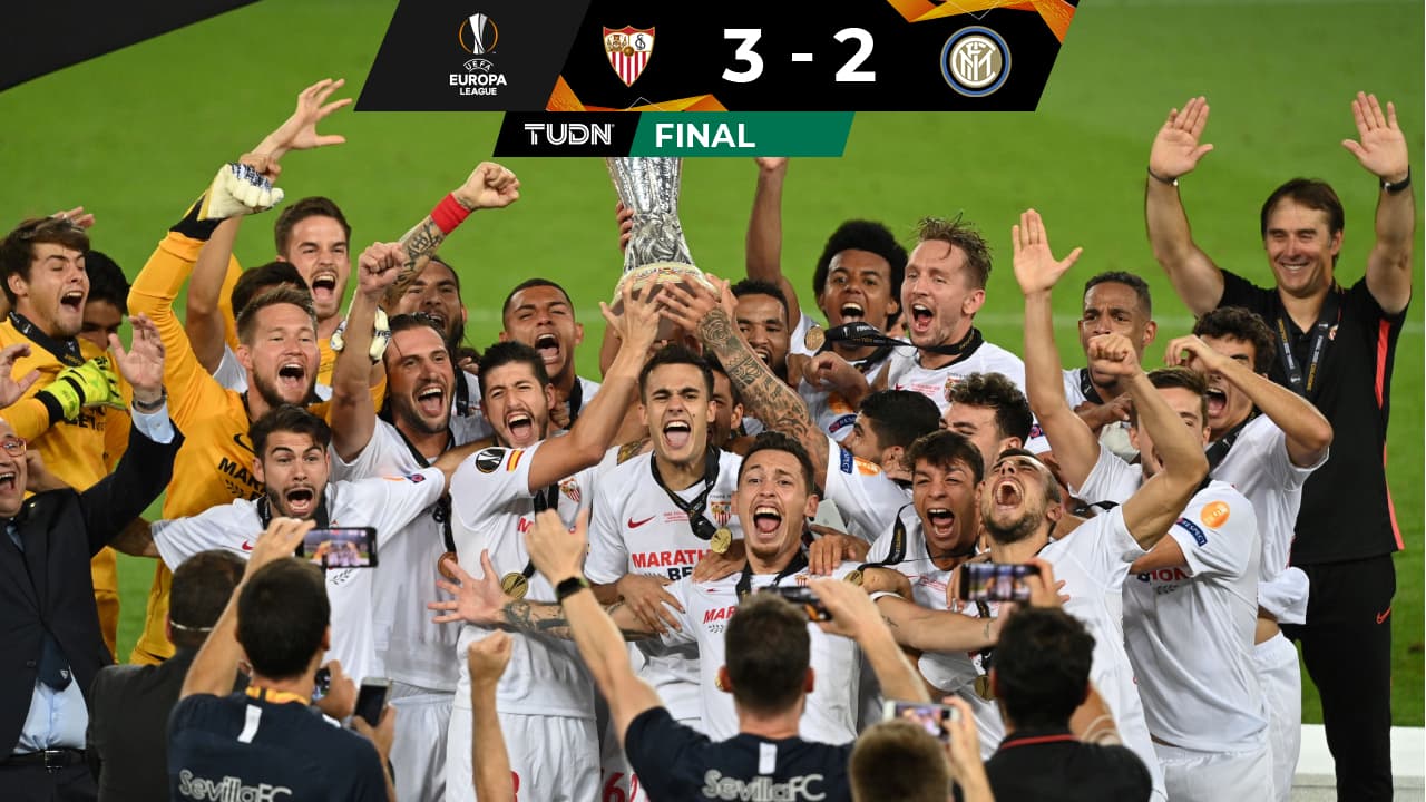 Sevilla es campeón de la Europa League tras vencer al Inter de Milán