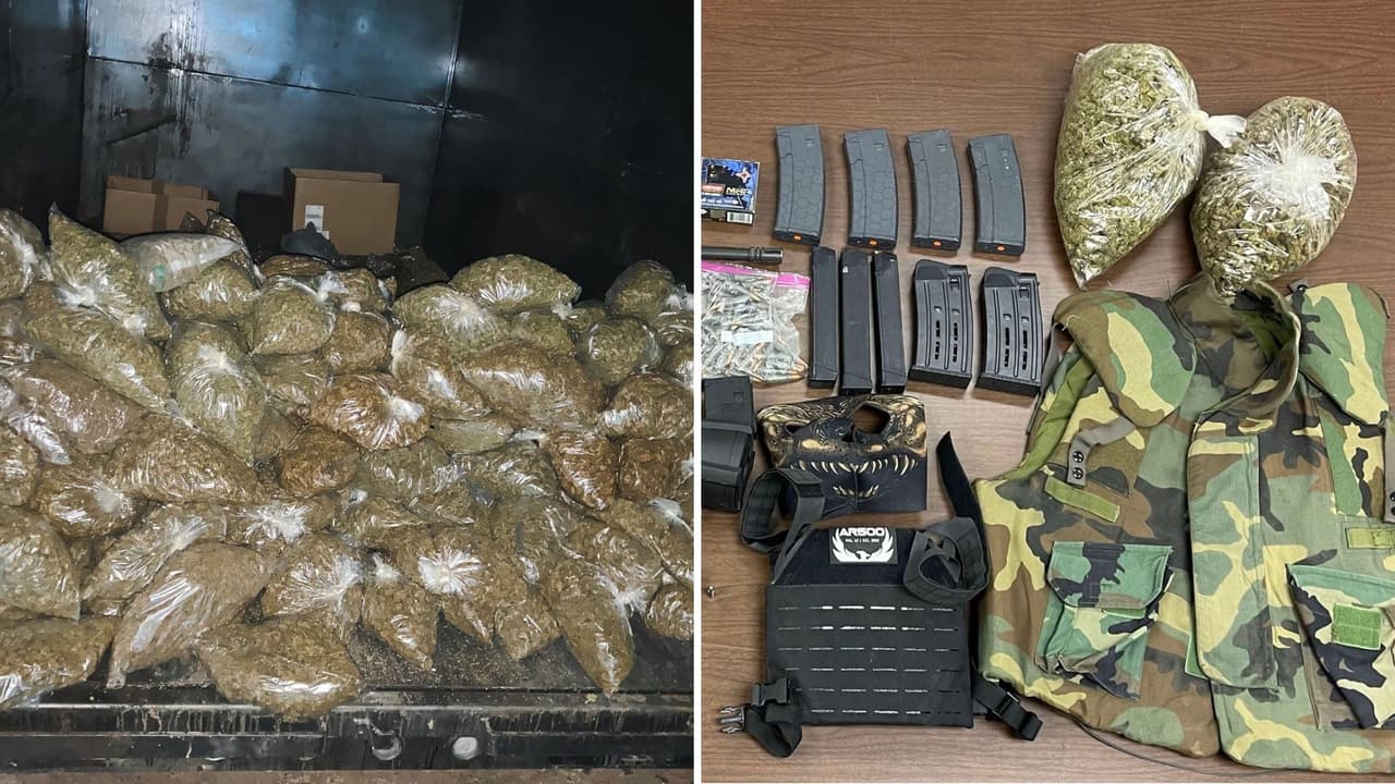 1,500 libras de marihuana son incautadas en Merced luego de una amenaza a dos mujeres y un bebé