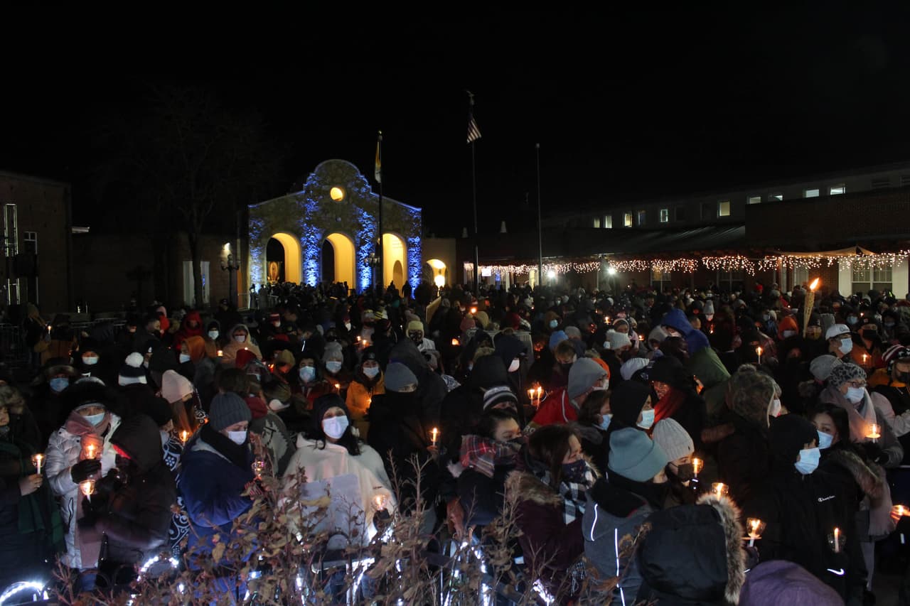 Los renovados arcos recibieron a más de 400.000 fieles, sólo el fin de semana del 11 y 12 de diciembre.