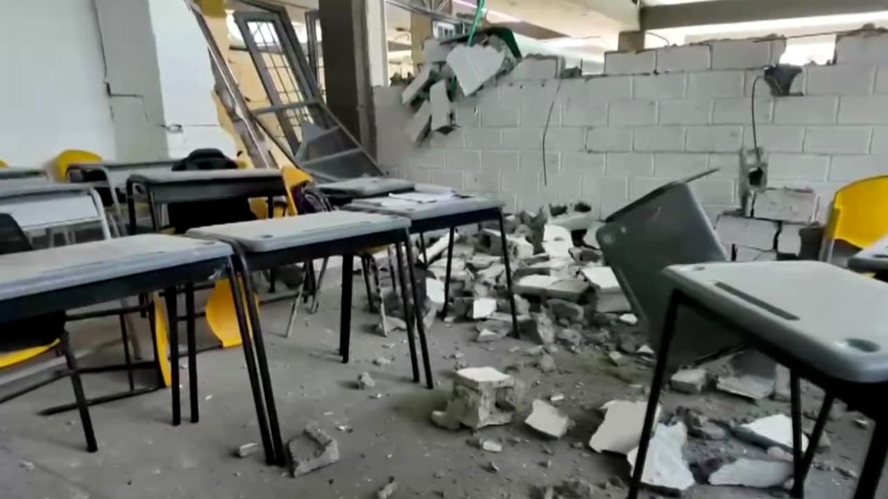 “Pensé que ese día me iba a morir”: El relato de los niños de un colegio dañado por el terremoto en Colombia