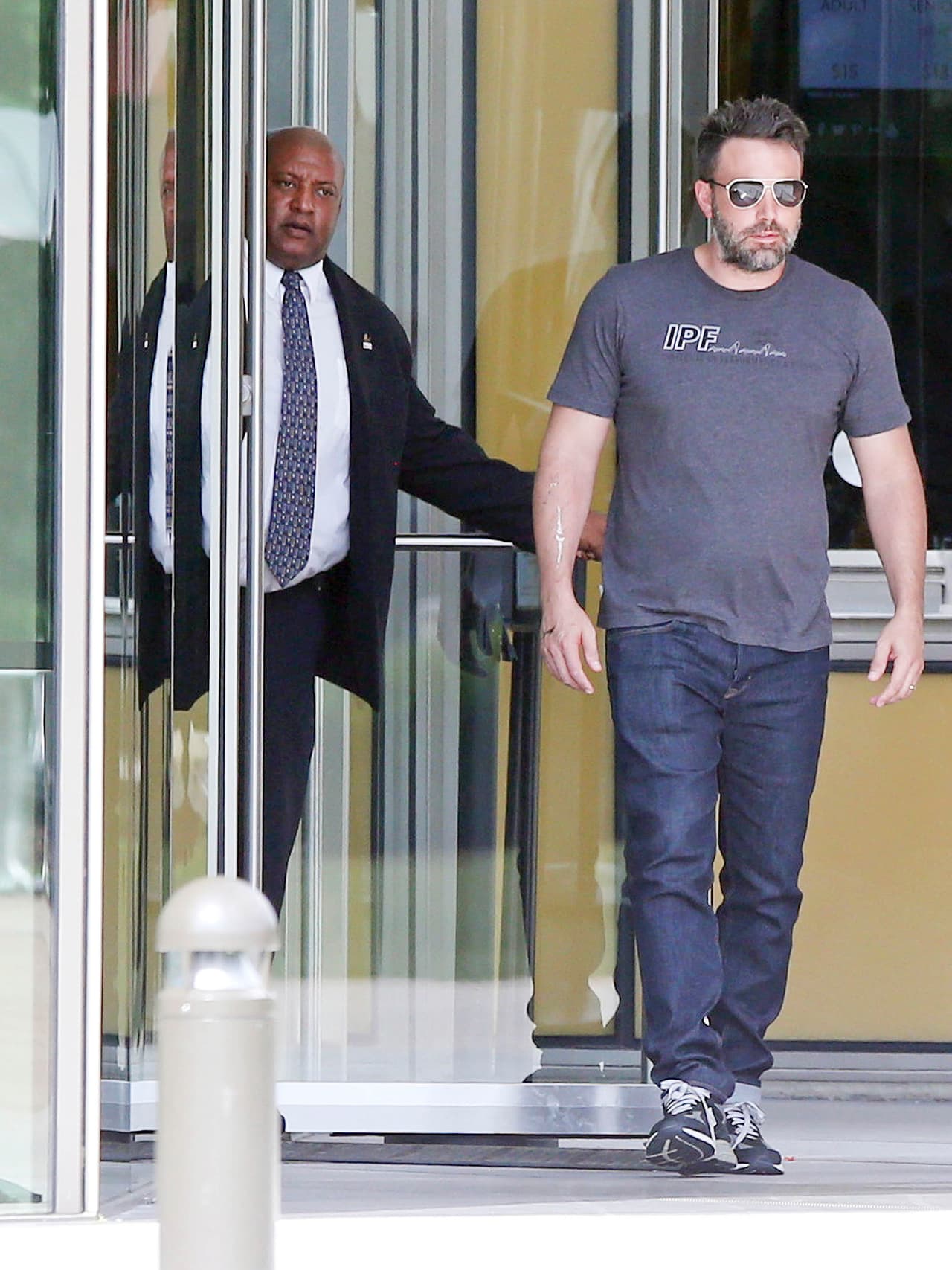 El actor había sido captado con una apariencia bastante descuidada.