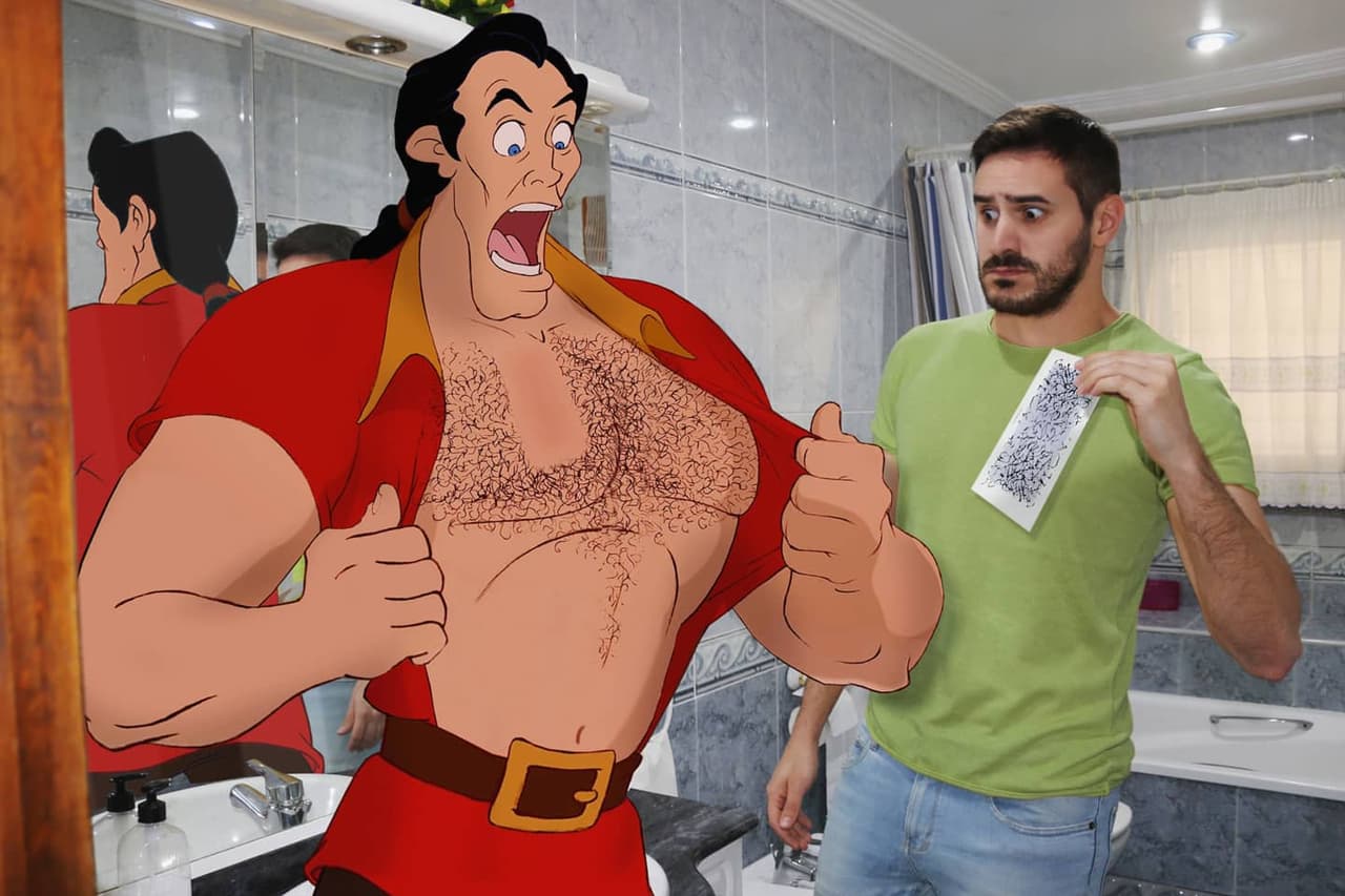 Samuel Manzanera Blasco ilustra su día a día a lado de personajes Disney: fotos