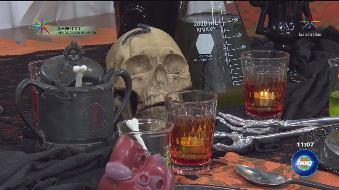 Original mesa para Halloween