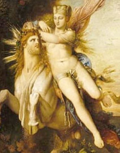 Alaska compartió en sus redes sociales esta imagen del la obra titulada El rapto de Europa.