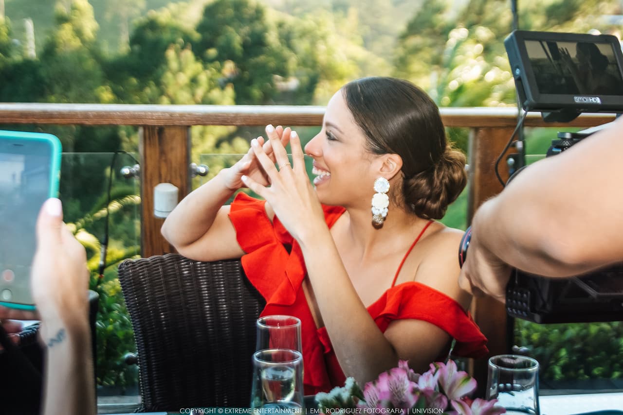 Así fue la propuesta de matrimonio a Aleyda Ortiz