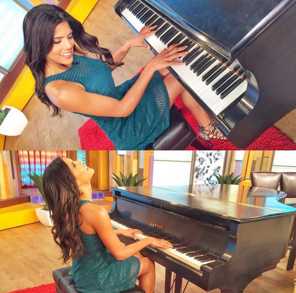 "De poetas, músicos y locos... Todos tenemos un poco", bromeó Francisca. (Octubre 21, 2015)