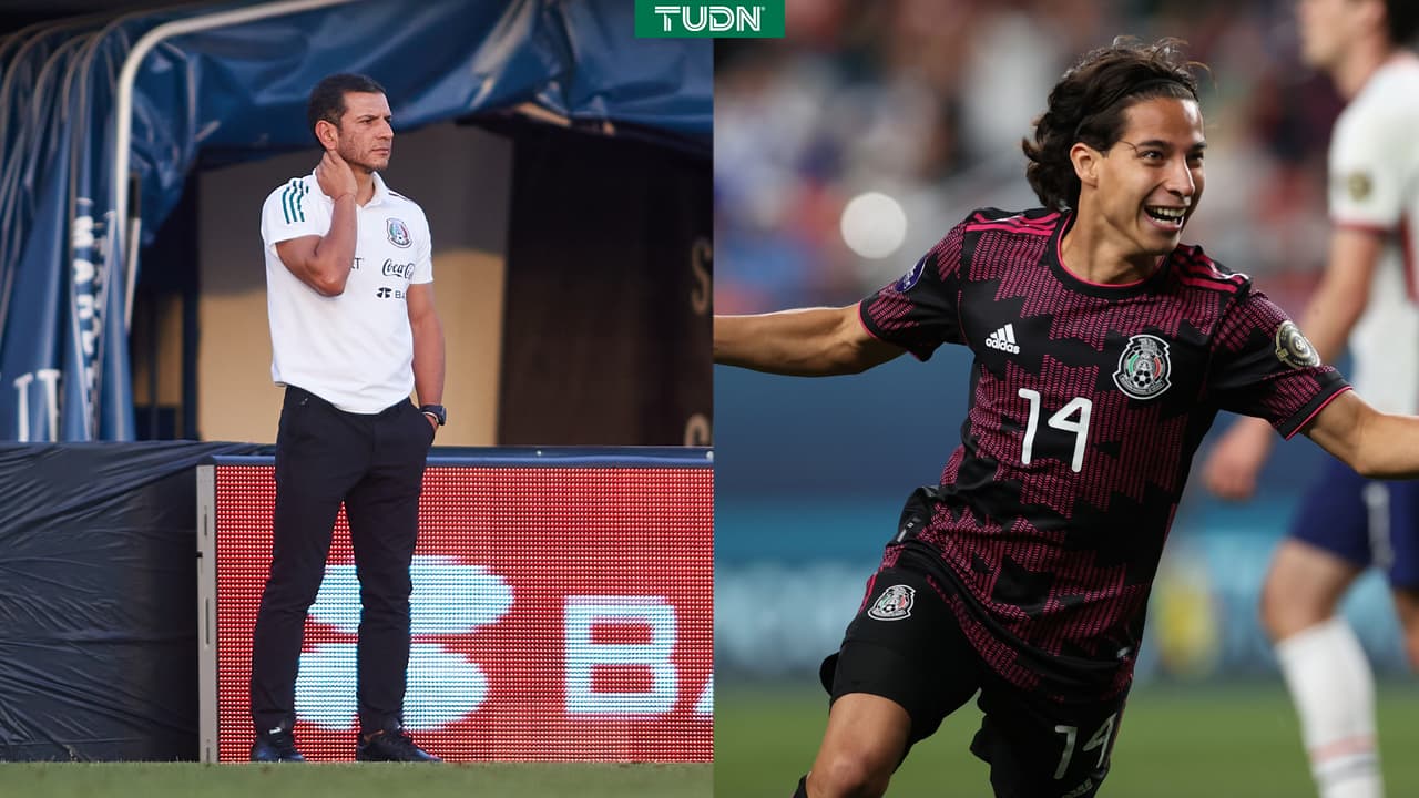 Jaime Lozano ve a Diego Lainez en Tokyo 2020