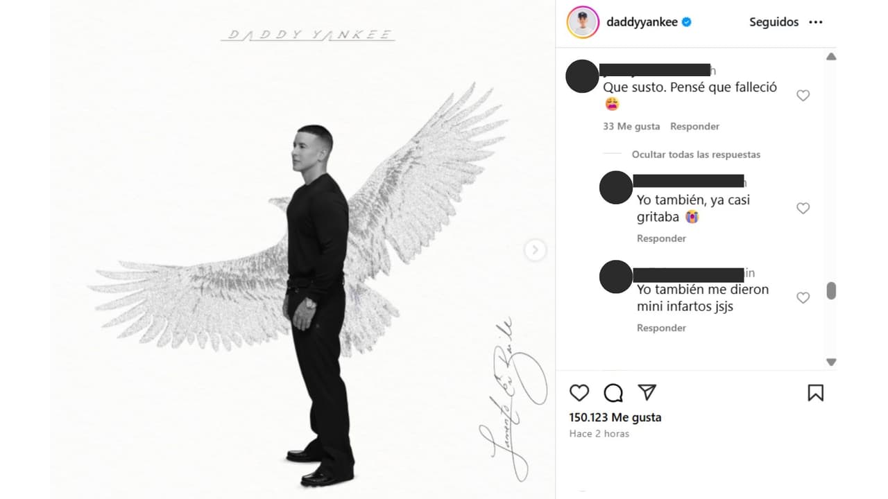 Fans de Daddy Yankee se asustaron por esta imagen y creyeron que él había muerto.
