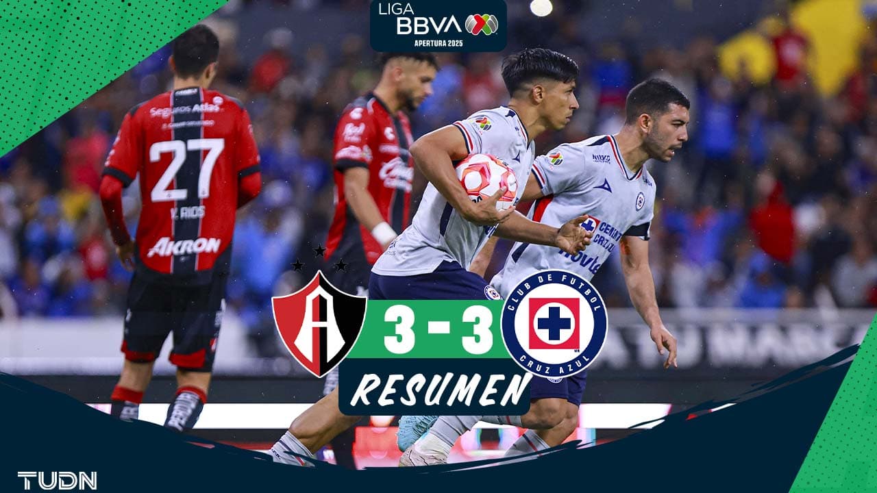 Resumen | Partidazo entre Atlas y Cruz Azul que termina en empate