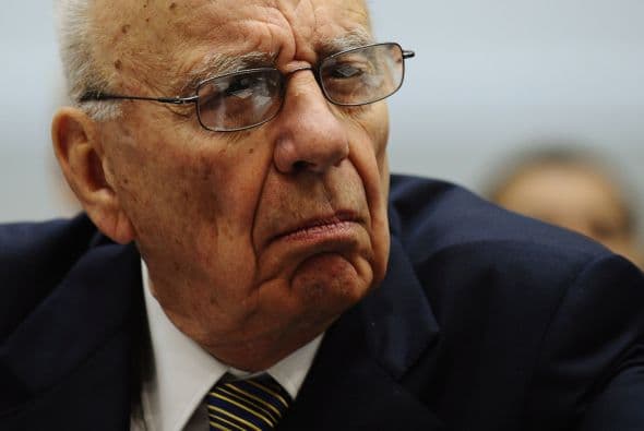 Tras él, Rupert Murdoch. El 13° más poderoso es un magnate australiano de los medios de comunicación, director y principal accionista de News Corporation.