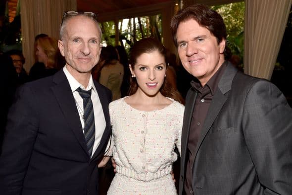 Anna Kendrick con el director Rob Marshall