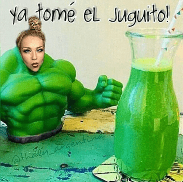 La mayoría de sus memes son hilarantes ideas que surgen de sus cientos de fans.