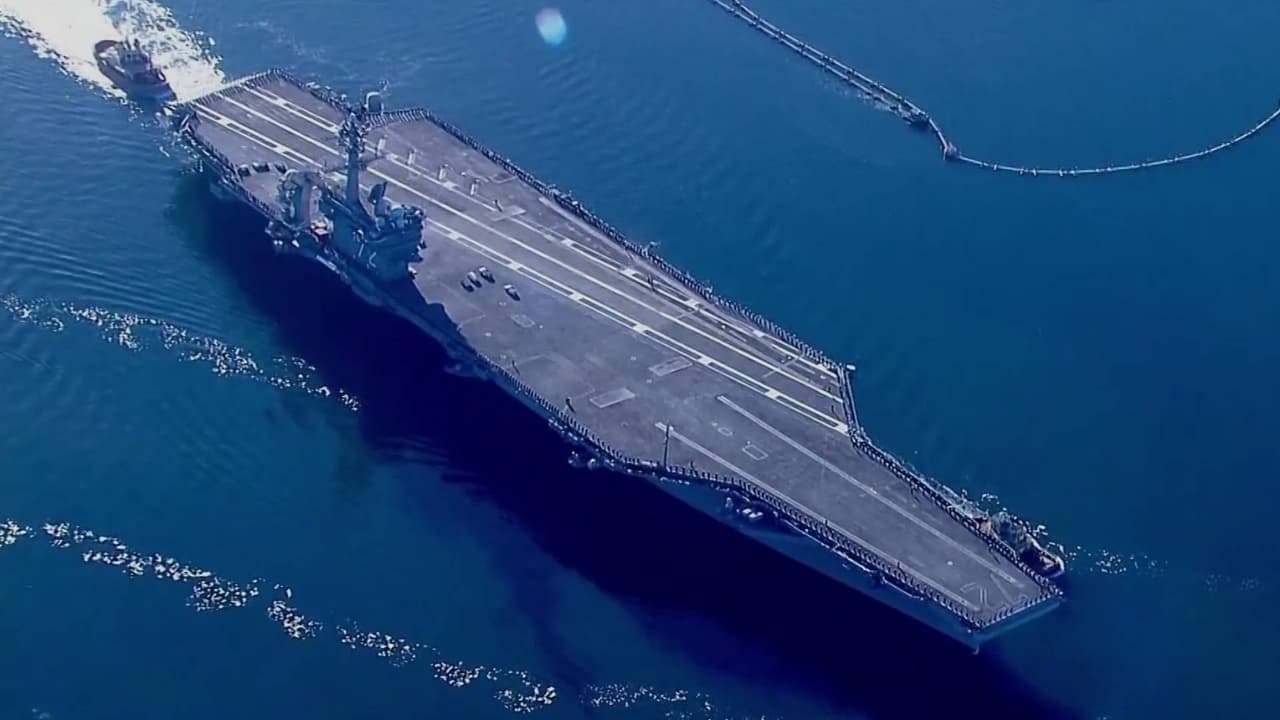 Familias denuncian crisis de salud mental en portaaviones de EEUU