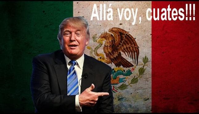 Así anunció su visita a México.