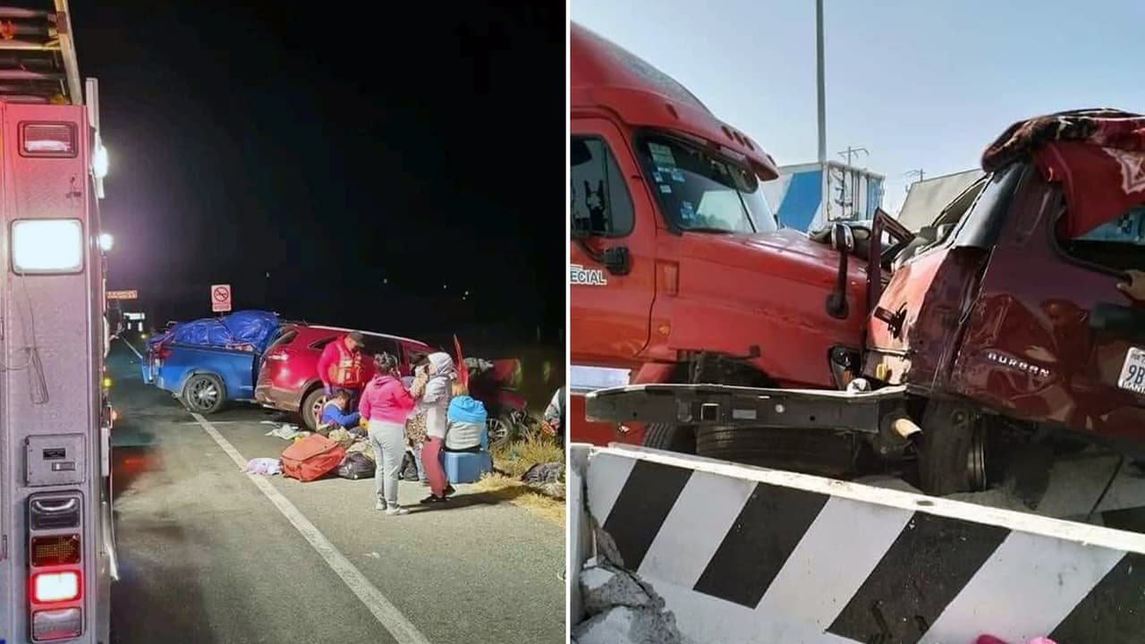 Mueren dos mexicanos en accidentes distintos cuando iban de vacaciones a casa, desde Texas y California