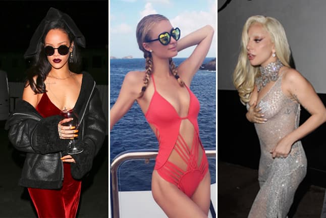 A las cantantes no las detiene el helado invierno, ellas siguen presumiendo escotes, mucha pierna y sensuales bikinazos.