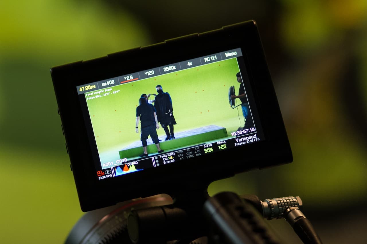 El video está grabado con lo último en tecnología.