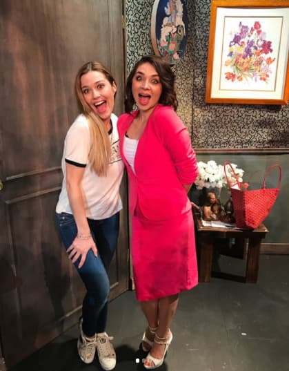 La actriz comparte créditos con Daniela Luján y Andrea Torre en la puesta en escena.